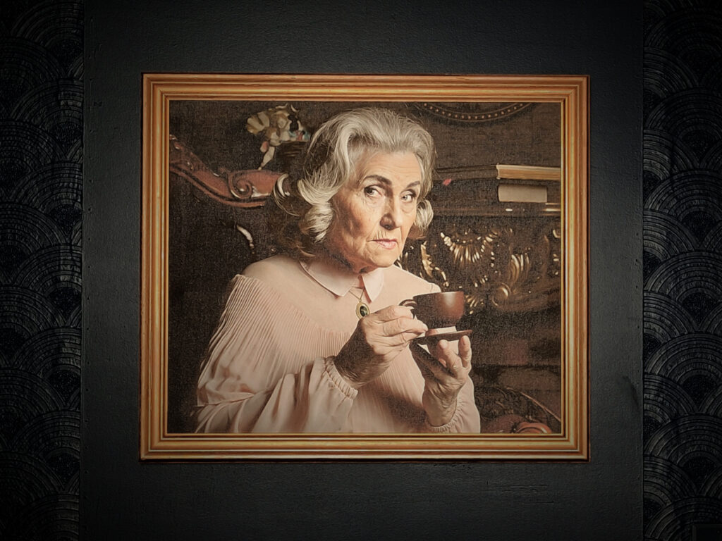 Mamie Arlette en tableau