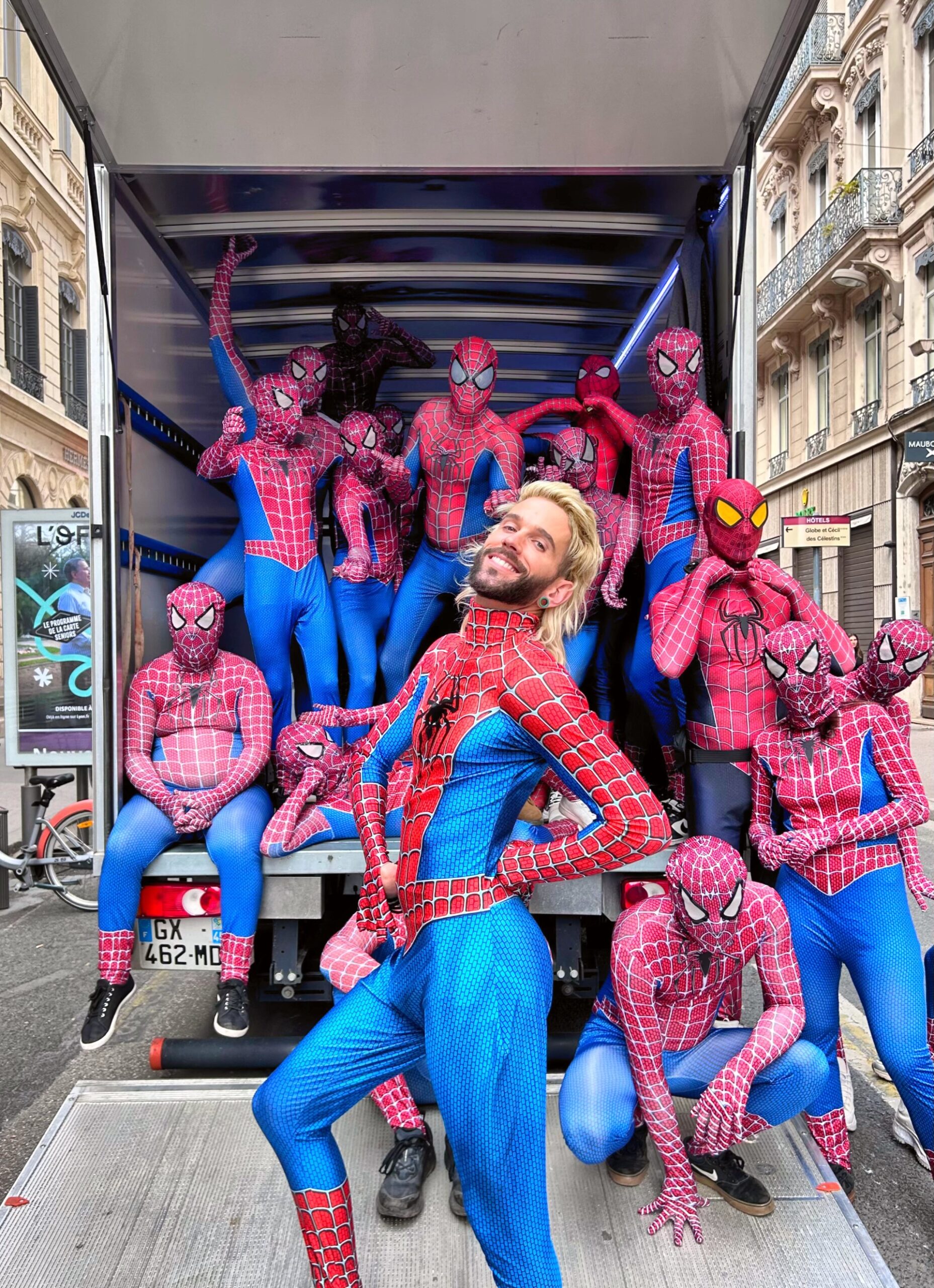 Evenement spiderman spidergirl à Lyon