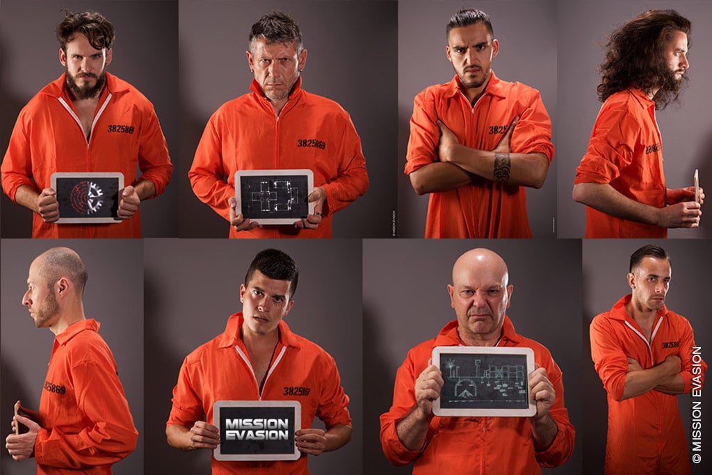 Plusieurs prisonniers dans la mission Excursion Carcérale