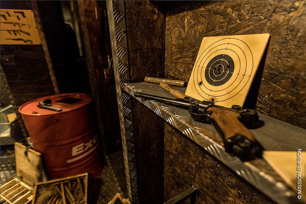 Salle d'armes de la mission Mafia du dimanche