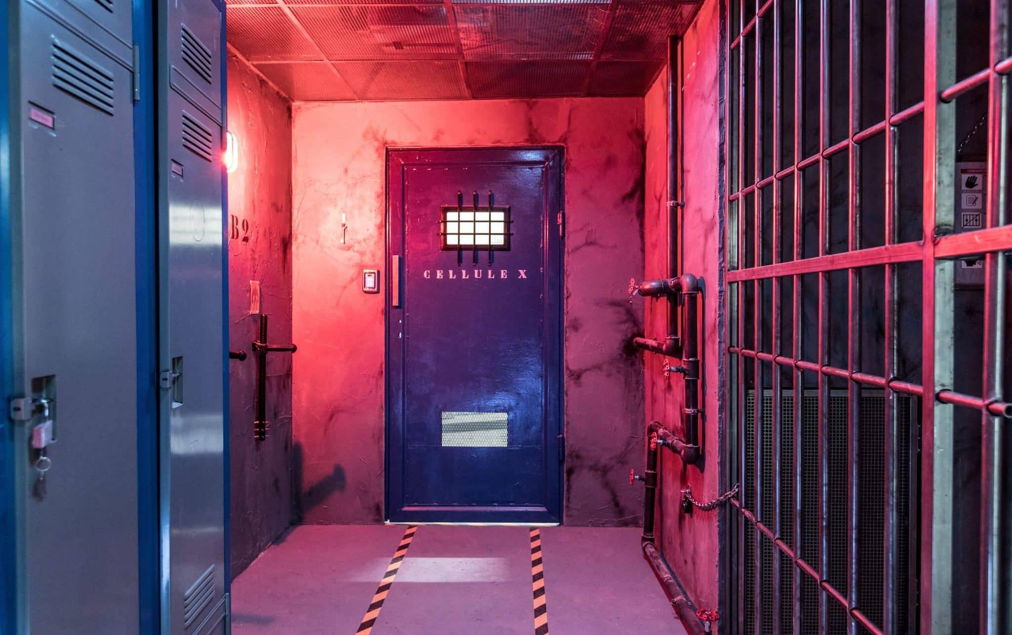 Salle Escape Game à Lyon cellule prison mission Excursion Carcérale logo icone main image